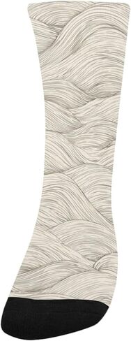 جوارب رمادية للتنزه سيرًا على الأقدام من Minimal Wave - جوارب شتوية حرارية سميكة دافئة للأولاد والبنات الصغار للمدرسة، والارتداء اليومي والأنشطة الخارجية in Kuwait