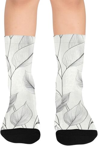 جوارب رمادية صغيرة للمشي لمسافات طويلة - جوارب شتوية حرارية سميكة دافئة للأولاد والبنات الصغار للمدرسة، والارتداء اليومي والأنشطة الخارجية in Kuwait