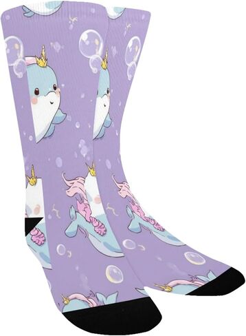 جوارب المشي لمسافات طويلة بنمط البحر الفقاعي - جوارب شتوية حرارية سميكة دافئة للأطفال الصغار للأولاد والبنات للمدرسة، والارتداء اليومي والأنشطة الخارجية in Kuwait