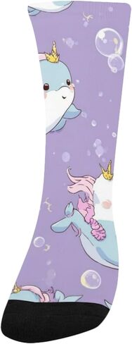 جوارب المشي لمسافات طويلة بنمط البحر الفقاعي - جوارب شتوية حرارية سميكة دافئة للأطفال الصغار للأولاد والبنات للمدرسة، والارتداء اليومي والأنشطة الخارجية in Kuwait