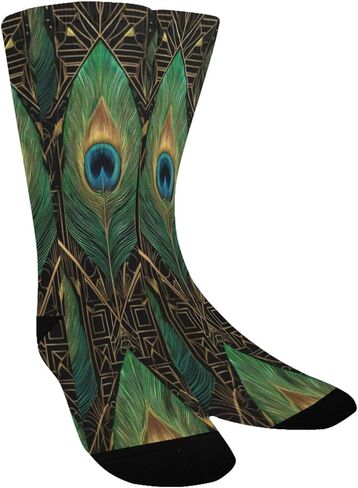 جوارب للمشي لمسافات طويلة فنية نباتية داكنة - جوارب شتوية حرارية سميكة دافئة للأولاد والبنات الصغار للمدرسة، والارتداء اليومي والأنشطة الخارجية in Kuwait