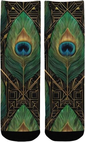 جوارب للمشي لمسافات طويلة فنية نباتية داكنة - جوارب شتوية حرارية سميكة دافئة للأولاد والبنات الصغار للمدرسة، والارتداء اليومي والأنشطة الخارجية in Kuwait