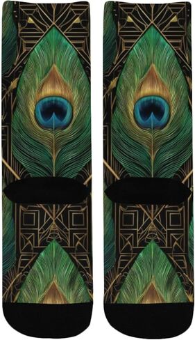 جوارب للمشي لمسافات طويلة فنية نباتية داكنة - جوارب شتوية حرارية سميكة دافئة للأولاد والبنات الصغار للمدرسة، والارتداء اليومي والأنشطة الخارجية in Kuwait