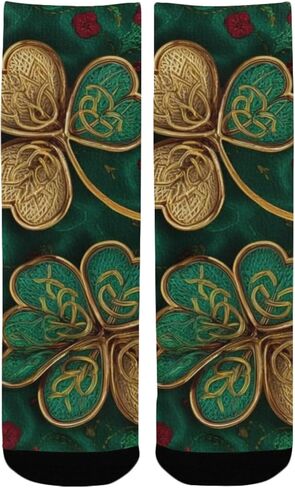 جوارب مشي بقاعدة خضراء زمردية نابضة بالحياة - جوارب شتوية سميكة دافئة للأولاد والبنات الصغار للمدرسة، والارتداء اليومي والأنشطة الخارجية in Kuwait