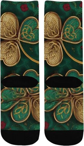 جوارب مشي بقاعدة خضراء زمردية نابضة بالحياة - جوارب شتوية سميكة دافئة للأولاد والبنات الصغار للمدرسة، والارتداء اليومي والأنشطة الخارجية in Kuwait