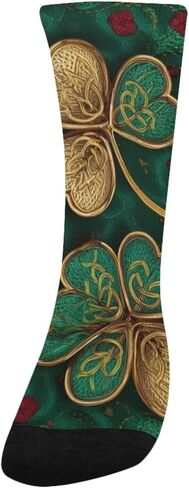 جوارب مشي بقاعدة خضراء زمردية نابضة بالحياة - جوارب شتوية سميكة دافئة للأولاد والبنات الصغار للمدرسة، والارتداء اليومي والأنشطة الخارجية in Kuwait