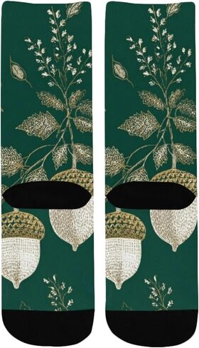 جوارب المشي لمسافات طويلة بطبعة غزال الغابة - جوارب شتوية حرارية سميكة دافئة للأولاد والبنات الصغار للمدرسة، والارتداء اليومي والأنشطة الخارجية in Kuwait