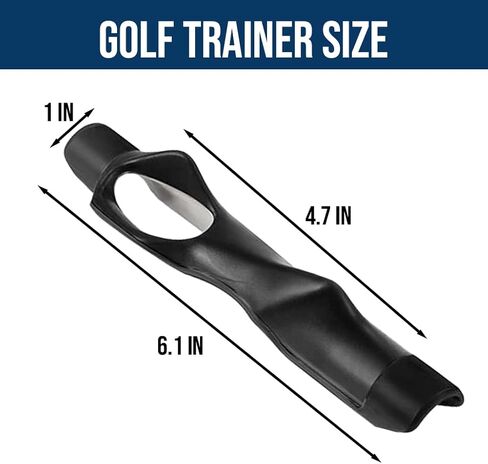 Golf Grip Trainer, Right Handed Grip Trainer Golfers, Grip Trainer Golf Club Attachment for Hand Positioning Improvement On Golf Club, Hampton Distribution in Kuwait