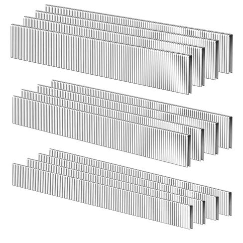 18 Gauge by 1/2 to 1 in Multi-Pack Narrow Crown Staples, 1200-Pack Including 1/2"- 400; 3/4"- 400; 1"- 400 (Silver) in Kuwait