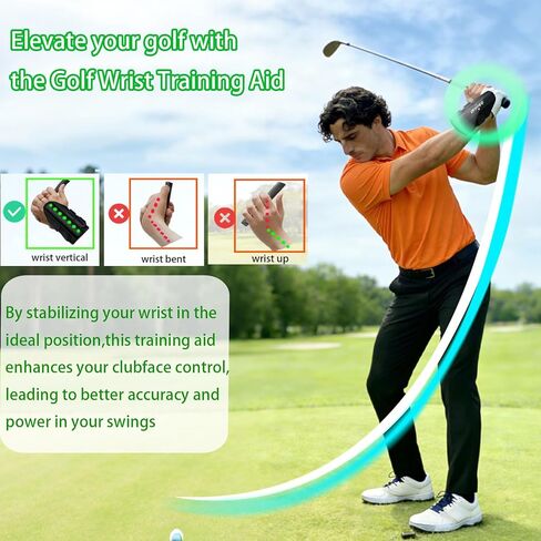 2026 مدرب معصم الجولف الاحترافي، دعامة معصم الجولف مع جبيرة داخلية صلبة لليد اليسرى/اليمنى، يساعد تدريب معصم الجولف على تصحيح زاوية المعصم وتقليل جناح الدجاج للمبتدئين في الجولف in Kuwait