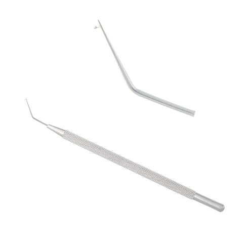 Stellmacher Frenzl T-Dialler Lens Manipulating Hook – 0.3mm Angled Tip, Premium Stainless Steel Instrument | Eye Model Handling & Simulation Tool (T-Dialler) in Saudi Arabia