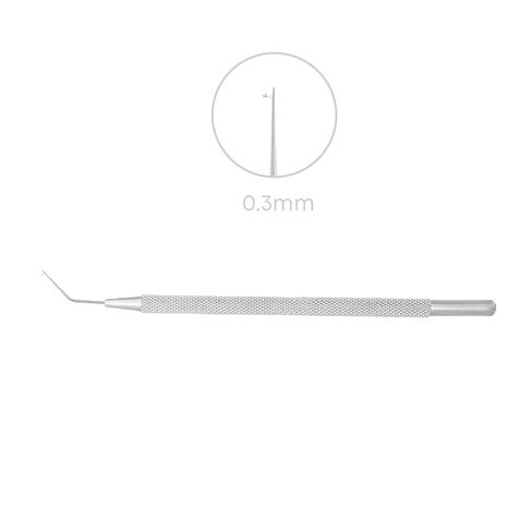 Stellmacher Frenzl T-Dialler Lens Manipulating Hook – 0.3mm Angled Tip, Premium Stainless Steel Instrument | Eye Model Handling & Simulation Tool (T-Dialler) in Saudi Arabia