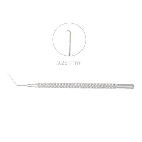 خطاف معالجة العدسات Stellmacher Sinskey، طرف 0.25 مم، 12.5 سم - أداة طب العيون الدقيقة للتعامل مع العدسات والاستخدام الاحترافي (Sinskey) in Saudi Arabia