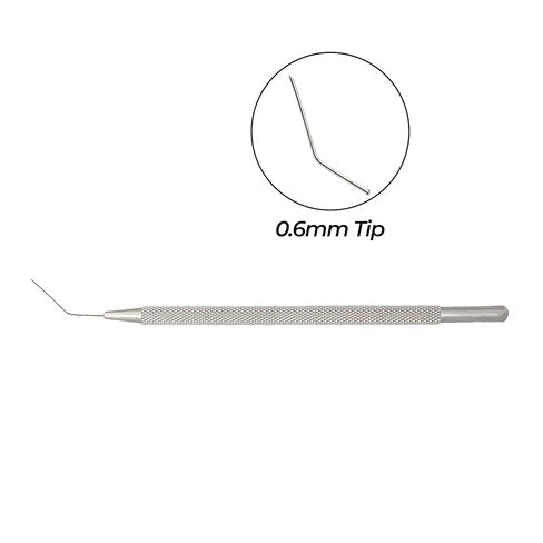 ملعقة Stellmacher Fukasaku LASIK - طرف 0.6 مم، أداة طب العيون الفاخرة من الفولاذ المقاوم للصدأ | أداة التدريب على محاكاة العين والتعامل مع النماذج (الليزك) in Saudi Arabia