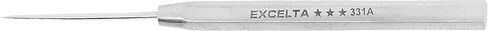 Excelta - 331A - Probe - Mini Fine Tip - Straight -Three Star - SS - .01" (.25mm), 0.25" Height, 0.25" Wide, 3" Length in Saudi Arabia
