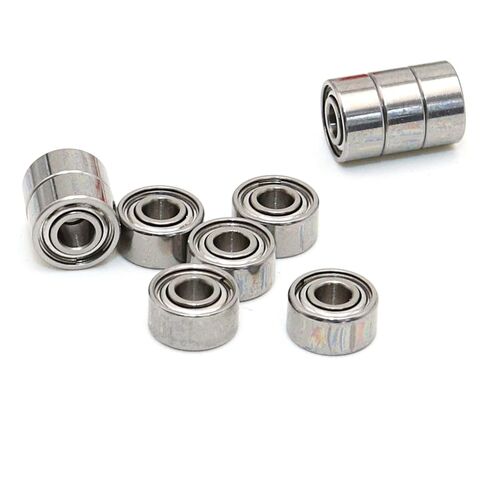 10PCS L-730ZZ 3x7x3 Single Row Deep Groove Ball Bearings Double Shielded in Kuwait