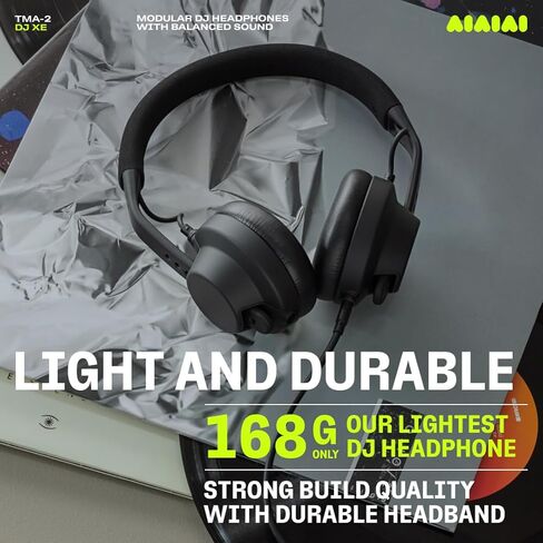 AIAIAI TMA-2 DJ XE - Professional On Ear Headphones for DJs with Clear Balanced Sound, High Isolation Earpads, and Weighing Only 168g, Modular Design with Easily Replaceable Parts in Kuwait