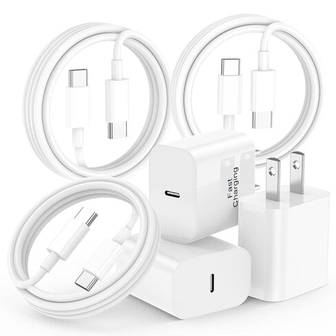 أنا الهاتف 15 16 شاحن الشاحن السريع 3 حزمة ، USB C شاحن الحائط 6 قدم USBC إلى كابل USBC ، محول USB C Block Wall لـ I Phone 16/16 Plus/16 Pro/16 Pro Max/15 Plus/15 Pro ، Purple in Kuwait