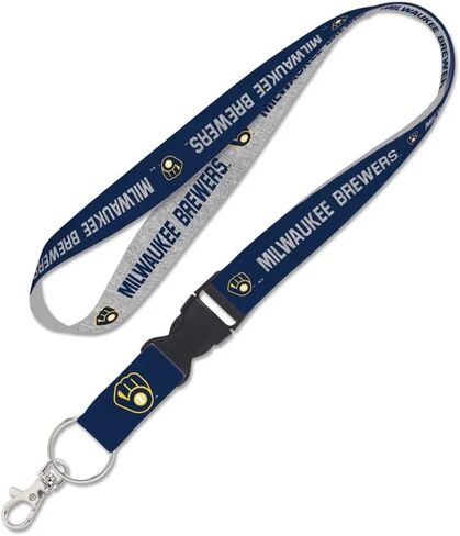 Milwaukee Brewers Heather Lanyard w/detachable buckle 1" in Kuwait
