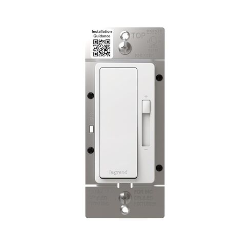Legrand Radiant 150-Watt Dimmer Light Switch, Single-Pole/3-Way LED Dimmer for Dimmable Lights, RHL153PG, Black in Saudi Arabia