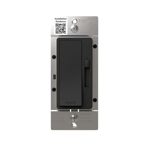 Legrand Radiant 150-Watt Dimmer Light Switch, Single-Pole/3-Way LED Dimmer for Dimmable Lights, RHL153PG, Black in Saudi Arabia