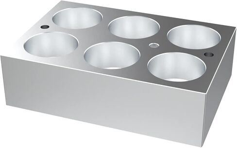 Dual Module Lab Dry Bath, 100℃ Heating Metal Bath, Replaceable Aluminum Thermal Blocks, 5s-24h Timing, 9 Program Setups, Use Both Modules at The Same Time in Kuwait