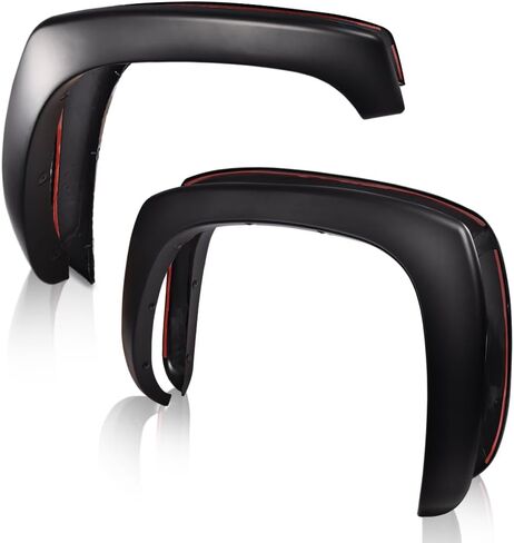 ANDPLAY Pocket Riveted Fender Flares, Compatible with Chevy Silverado/GMC Sierra 1999 2000 2001 2002 2003 2004 2005 2006 (Incl. 2007 Classic Models/Not fit Dually & Step-side models) 4PCS in Saudi Arabia