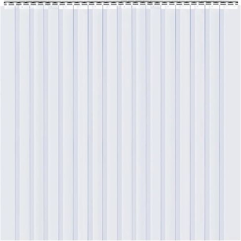 ستارة شريطية شفافة من مادة PVC - بديل فينيل شديد التحمل للفريزر وورش العمل والسوبر ماركت - مقاومة للرياح والغبار وسهلة التركيب (150 × 240 سم / 59.05 × 94.49 بوصة) in Kuwait