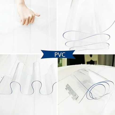 ستارة باب بشريط شفاف PVC - بلاستيك أملس، ستارة مطاطية صناعية للمستودعات ومراكز التسوق والمزارع - فتحات PVC متينة لسهولة الوصول in Saudi Arabia