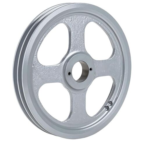 2AK104H/H1-1/4 Compressor 10.25" 2 Groove Dual Belt A Section 4L Pulley - for Masterdrive Mechanical Power Transmis Part - Cast Iron Pulley Replacement - w/ 1-1/4" Sheave Bushing Gray Solid Steel in Saudi Arabia