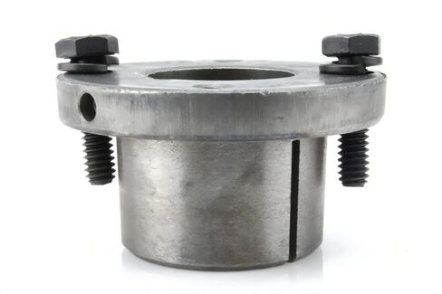 2BK80H/H-1-1/4 Compressor 7.75" Dual Groove Pulley - for Masterdrive Mechanical Power Transmis Part - Cast Iron Pulley Replacement Belt B Section 5L with 1-1/4" Sheave Bushing - Gray Solid Steel in Saudi Arabia