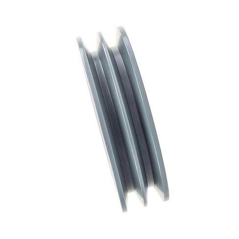 2BK70H/H-1-1/4 Compressor 6.75" Dual Groove Pulley Belt B Section 5L - for Masterdrive Mechanical Power Transmis Part - Cast Iron Pulley Replacement/with 1-1/4" Sheave Bushing - Gray Solid Steel in Saudi Arabia