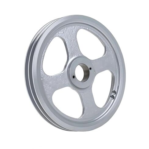2AK104H/H1-3/16 Compressors 10.25" 2 Groove Dual Belt A Section 4L Pulley - for Masterdrive Mechanical Power Transmis Part - Dual Groove Pulley Replacement - w/ 1-3/16" Sheave Bushing Gray Solid Steel in Saudi Arabia