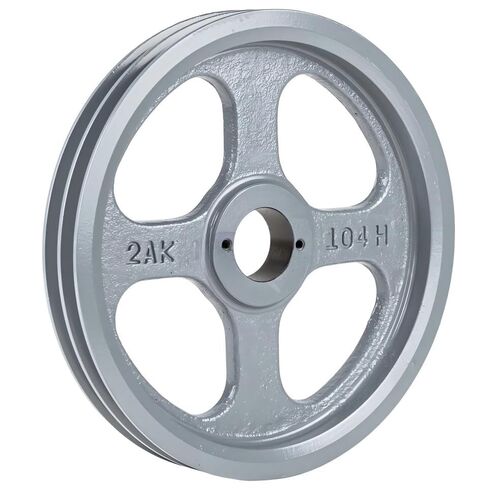 2AK104H/H1-3/16 Compressors 10.25" 2 Groove Dual Belt A Section 4L Pulley - for Masterdrive Mechanical Power Transmis Part - Dual Groove Pulley Replacement - w/ 1-3/16" Sheave Bushing Gray Solid Steel in Saudi Arabia