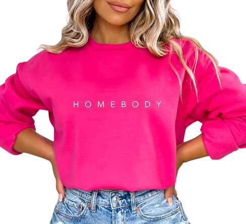 Homebody Sweatshirt, Homebody Crewneck, Gift for Homebody, Gift for Her, Homebody Sweater, Stay Indoor Sweatshirt in Kuwait
