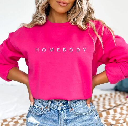 Homebody Sweatshirt, Homebody Crewneck, Gift for Homebody, Gift for Her, Homebody Sweater, Stay Indoor Sweatshirt in Kuwait