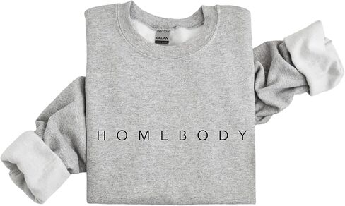 Homebody Sweatshirt, Homebody Crewneck, Gift for Homebody, Gift for Her, Homebody Sweater, Stay Indoor Sweatshirt in Kuwait