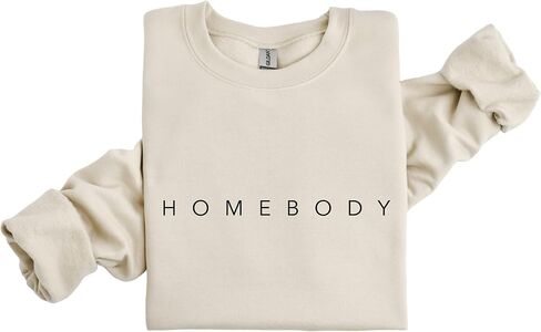 Homebody Sweatshirt, Homebody Crewneck, Gift for Homebody, Gift for Her, Homebody Sweater, Stay Indoor Sweatshirt in Kuwait