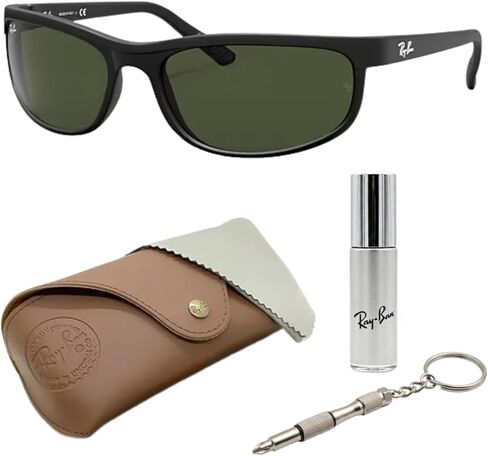 Ray-Ban RB2027 Predator 2 مستطيل الشكل الشمسي مع حزمة مجموعة النظارات الرسمية in Saudi Arabia