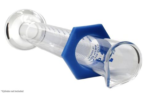 EISCO (Pack of 10) Cylinder Protectors, Fits 100ml Measuring Cylinders - Hexagonal ABS Shape, Plastic Protectors in Kuwait