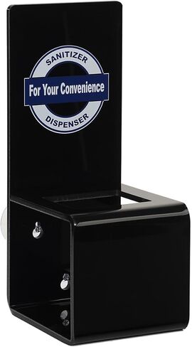 Displays2go Sanitizer Dispenser with Suction Cups and Pre-Drilled Holes for Wall Mounting (DGHSDFMCP) in Kuwait