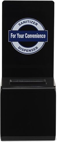 Displays2go Sanitizer Dispenser with Suction Cups and Pre-Drilled Holes for Wall Mounting (DGHSDFMCP) in Kuwait