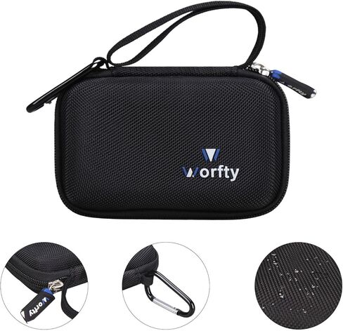 Case for Rii 518 BT Mini Bluetooth Keyboard Portable Wireless Keyboard with Backlit - Hard Protective Travel Carrying Storage Bag (Black) in Saudi Arabia
