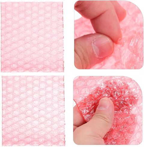 Mikinona 100pcs Red Anti-static Bubble Pouches 8x10cm Thickened Packaging Bags Shockproof Padding for Shipping, Storage, and Industrial Protective Wrap in Saudi Arabia