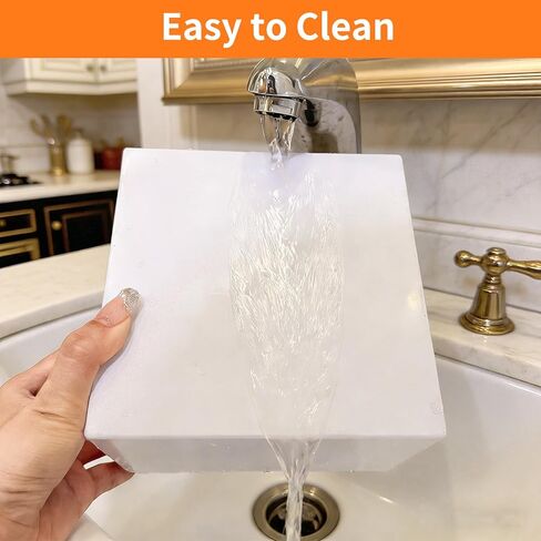 8 قطع من حاملات البوفيه من الأكريليك الأبيض من أبينكل، حاملات وحوامل طاولة البوفيه، رف عرض لرافعات الطعام لحفلات تقديم الطعام والحلوى والكب كيك، صندوق عرض مكعب مع علامة صغيرة in Kuwait