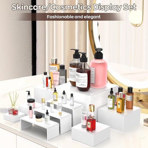 9 قطع من حاملات وحوامل البوفيه، ورافعات طعام لطاولة البوفيه، ورافعات صناديق أكريليك بيضاء وحامل عرض، تتضمن 6 قطع صناديق مكعبة (10 بوصة، 8 بوصة، 7 بوصة، 6 بوصة، 5 بوصة، 4 بوصات) و3 قطع حامل عرض (9 بوصة × 3 بوصة × 5 بوصة/ 4 بوصة/ 3 بوصات) in Kuwait