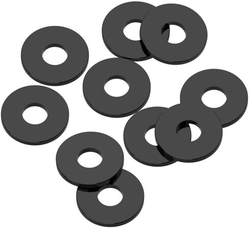 1UP Racing 80402 3x8x0.75 ملم حشوات ألومنيوم دقيقة - أسود - 10 قطع in Kuwait