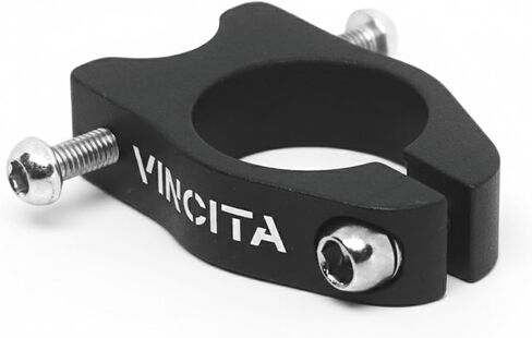 Vincita Rack Mount Seatpost Clamp - for Bike Without Rear Rack Threaded Hole Fixation - Suitable with Seatpost Diameter 31.8 mm (Seatpost Tube 34.9 mm) - Lightweight -Mountain, Road, Folding Bicycle. in Kuwait
