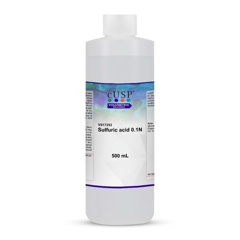 Lab-Grade Sulfuric Acid 0.100N – Reliable & Ready-to-Use Solution for Science & Industry (500mL) in Kuwait