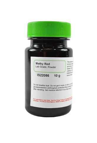 Innovating Science - Methyl Red Powder, Lab Grade, 10g - pH Indicator for Acid-Base Titrations, Biochemical Assays, and Microbial Testing in Kuwait